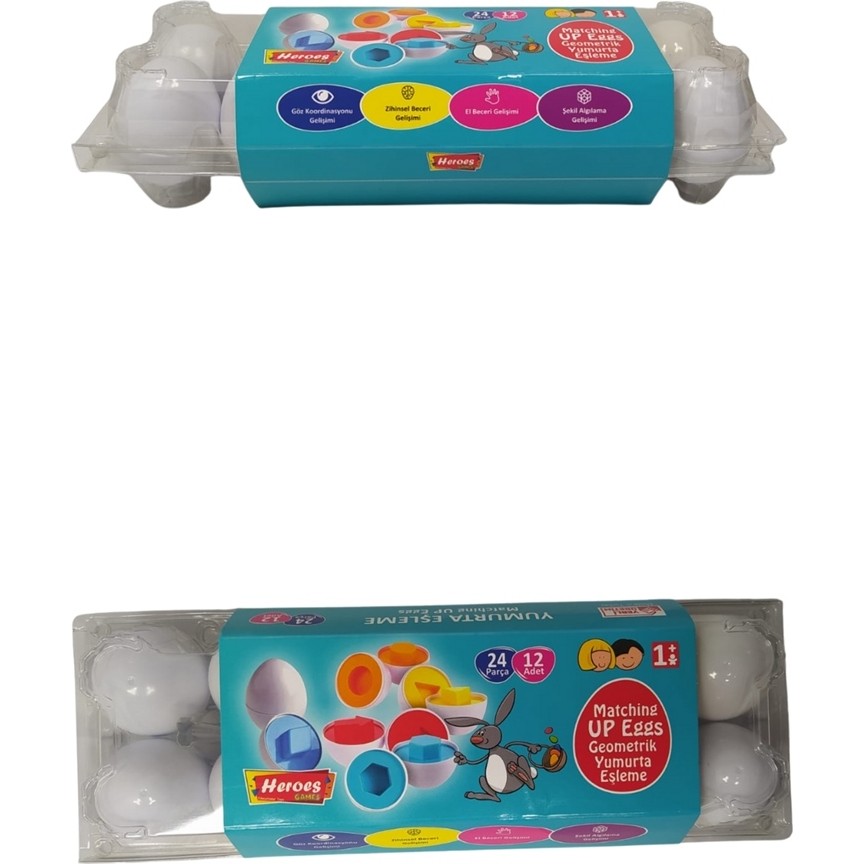 Markasız Ern Heroes 12 Li Yumurta Eşleştirme Eğitici Oyuncak Fiyatı