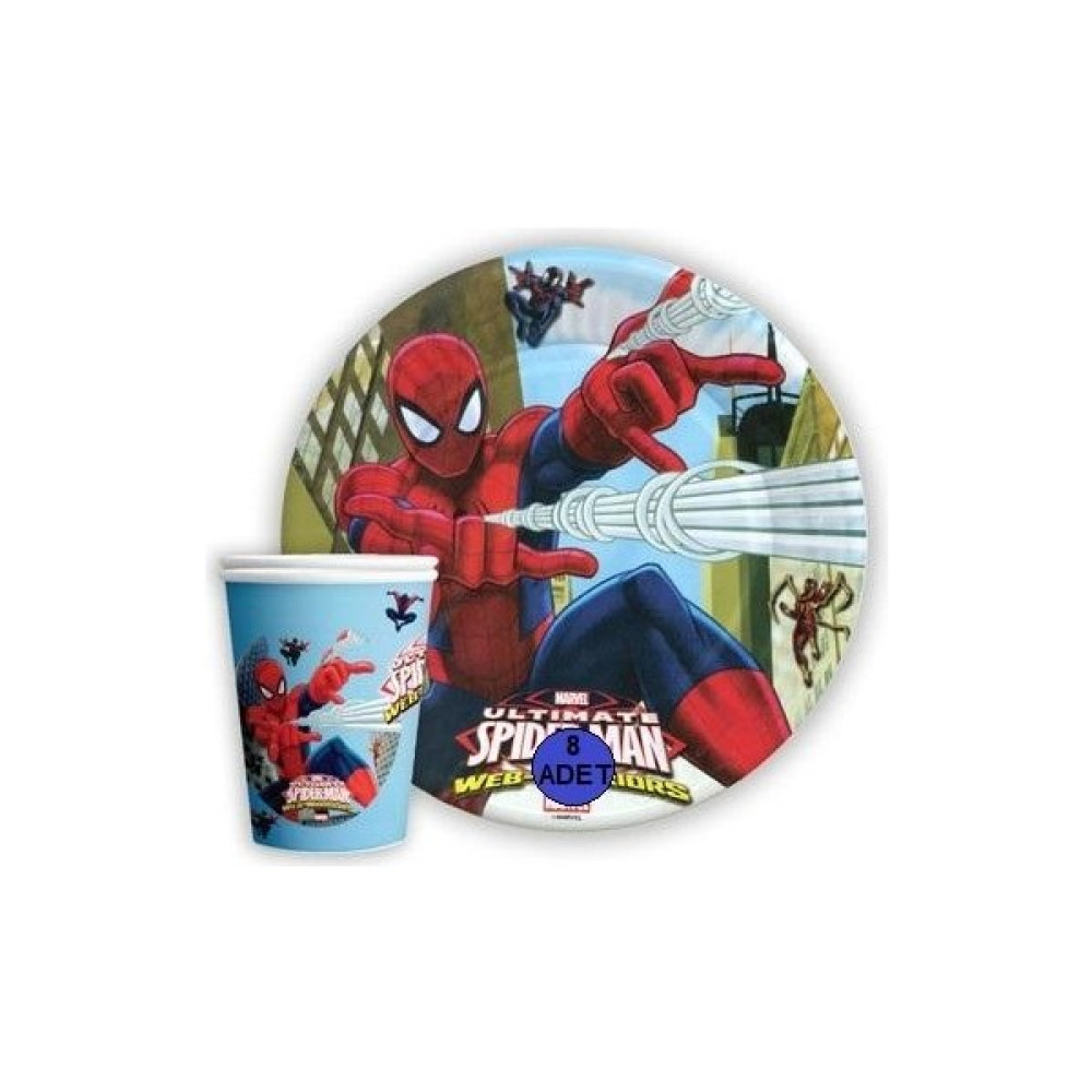 Markasız Örümcek Adam Spiderman Tabak Bardak Seti Oyuncak Fiyatı