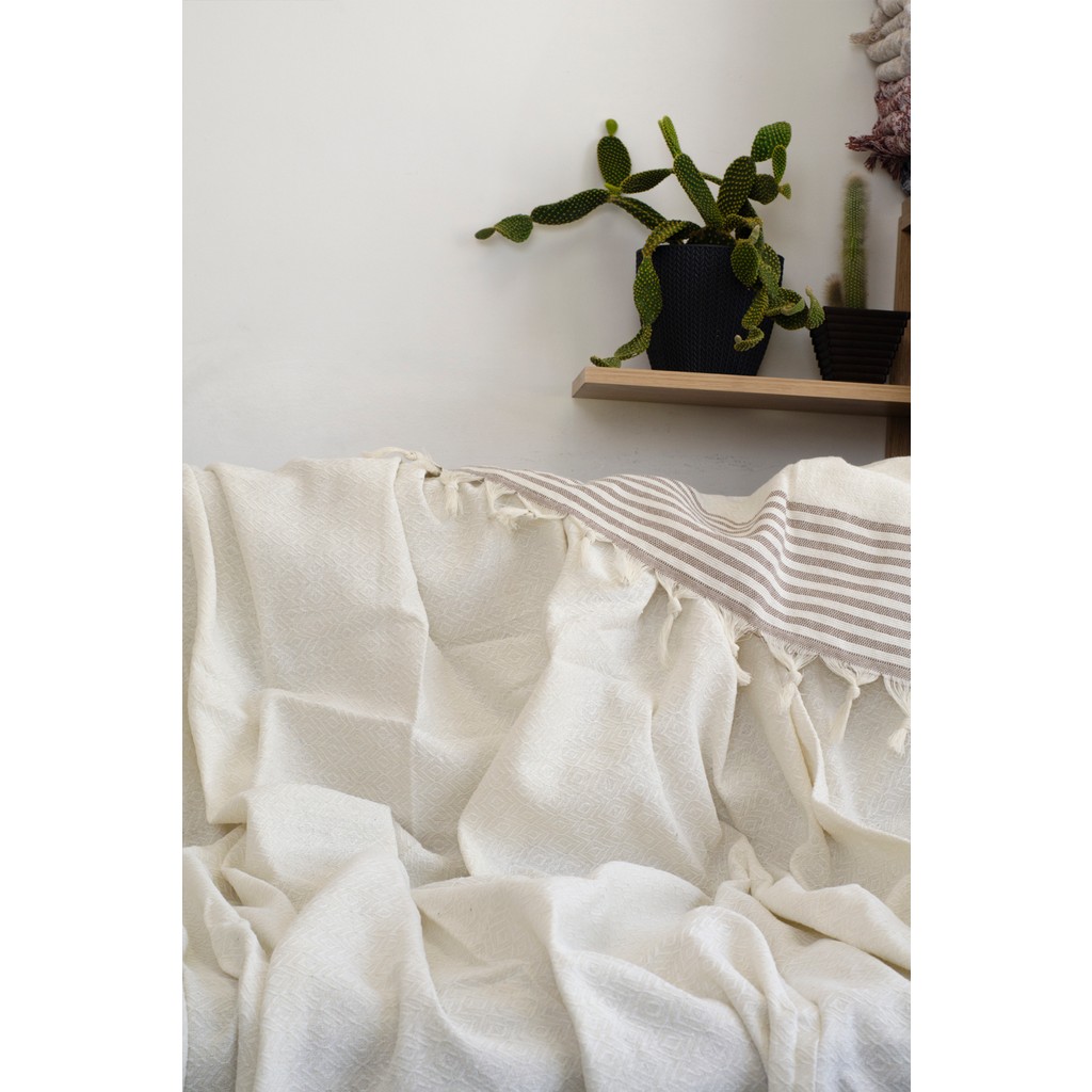 Markateks Mutlu Çeyiz - 180 x 310 cm - Krem - Kahverengi Diğer Fiyatı