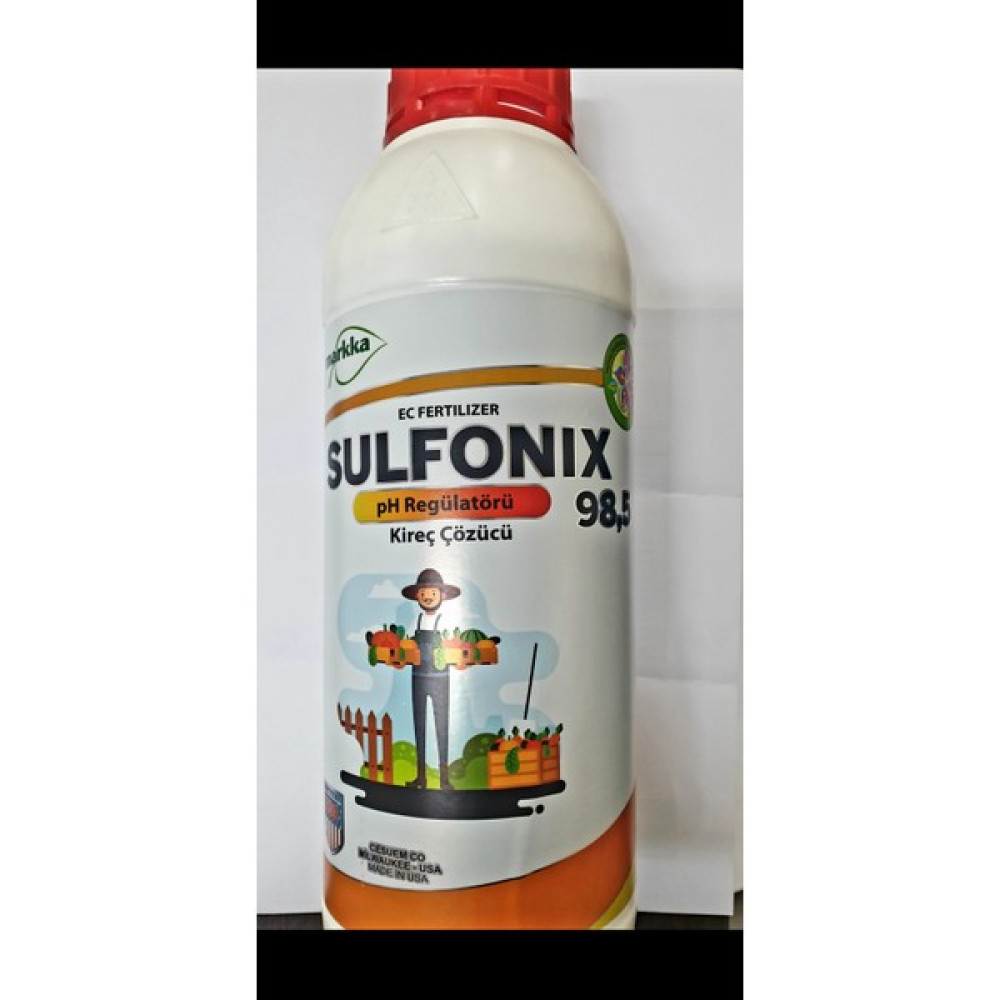 Markka Sulfonix 98,5 Sıvı Kükürt,ph Regülatörü,kireç Çözücü Gübre 1 Lt (Ithal) Gübre Fiyatı