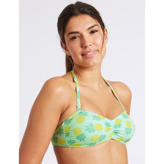 Marks & Spencer Desenli Bikini Üstü