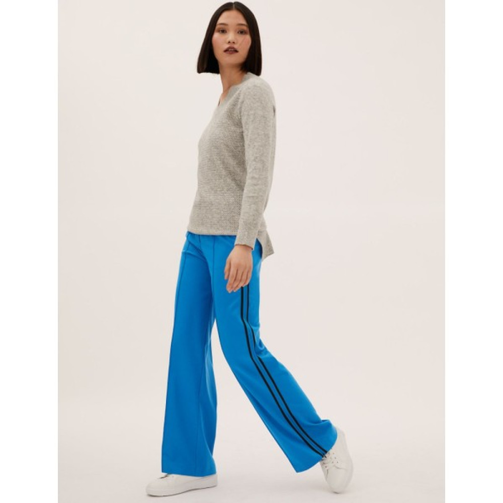 Marks & Spencer Fermuar Detaylı Wide Leg Pantolon Kadın Pantolon Fiyatı