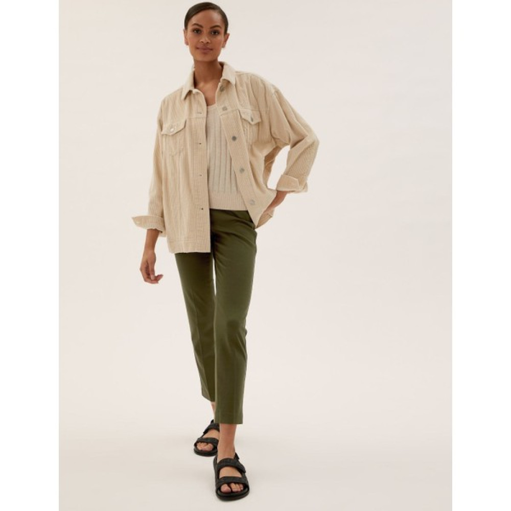 Marks & Spencer Jersey Slim Fit Grazer Pantolon Kadın Pantolon Fiyatı