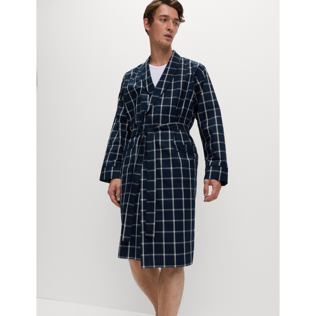 Marks & Spencer Pamuk Karışımlı Kareli Sabahlık Erkek Pijama Fiyatı