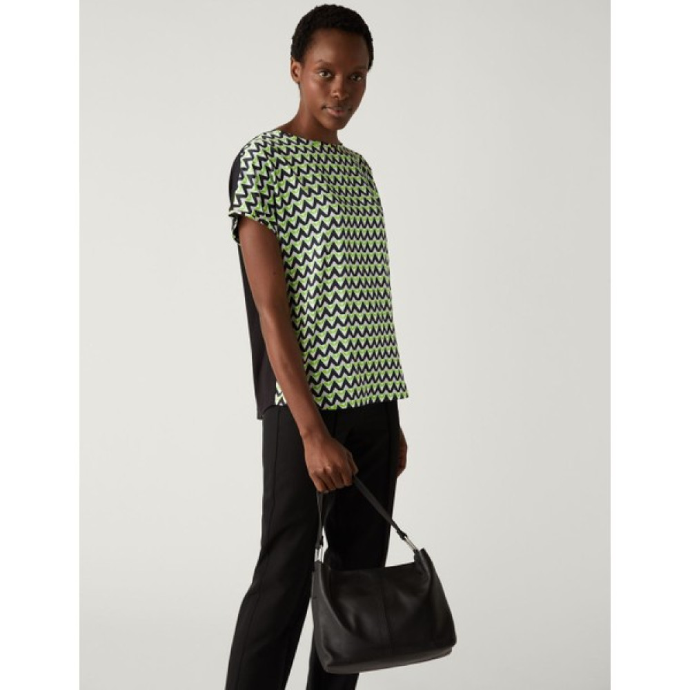 Marks & Spencer Regular Fit Kısa Kollu Saten Bluz Bluz Fiyatı