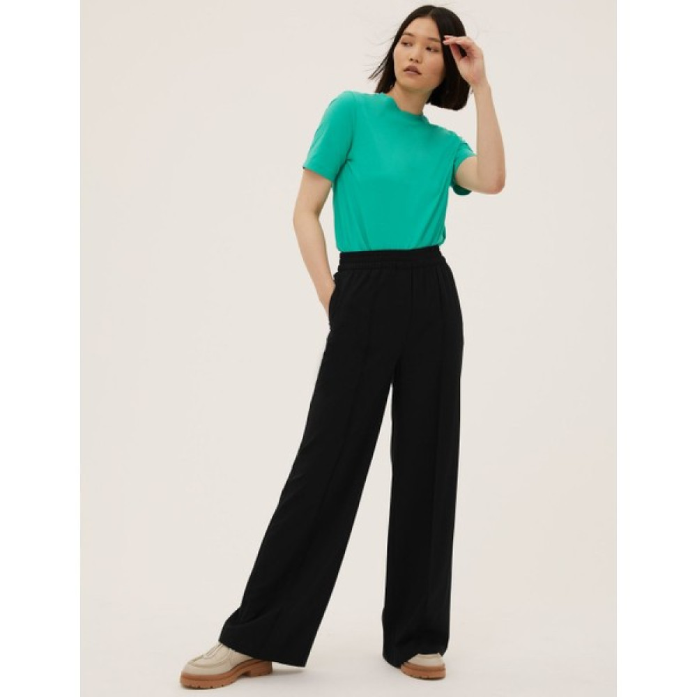 Marks & Spencer Regular Fit Wide Leg Pantolon Kadın Pantolon Fiyatı
