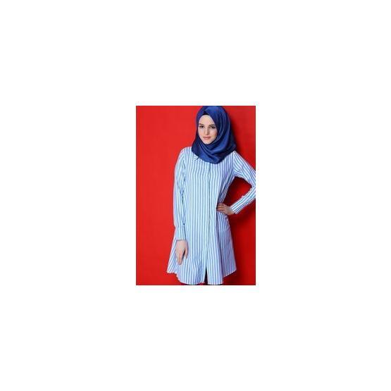 Marks & Spencer Siyah Çizgili Bayan Tunik