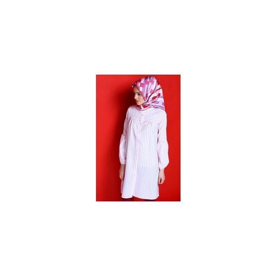 Marks & Spencer Siyah Çizgili Bayan Tunik
