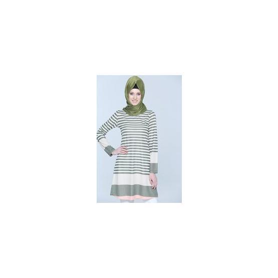 Marks & Spencer Siyah Çizgili Bayan Tunik
