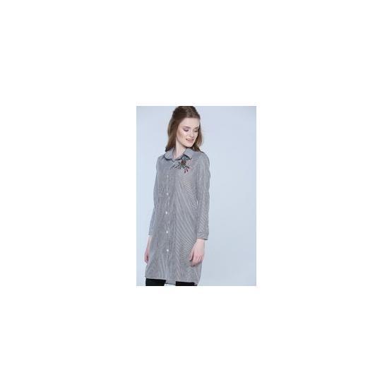 Marks & Spencer Siyah Çizgili Bayan Tunik