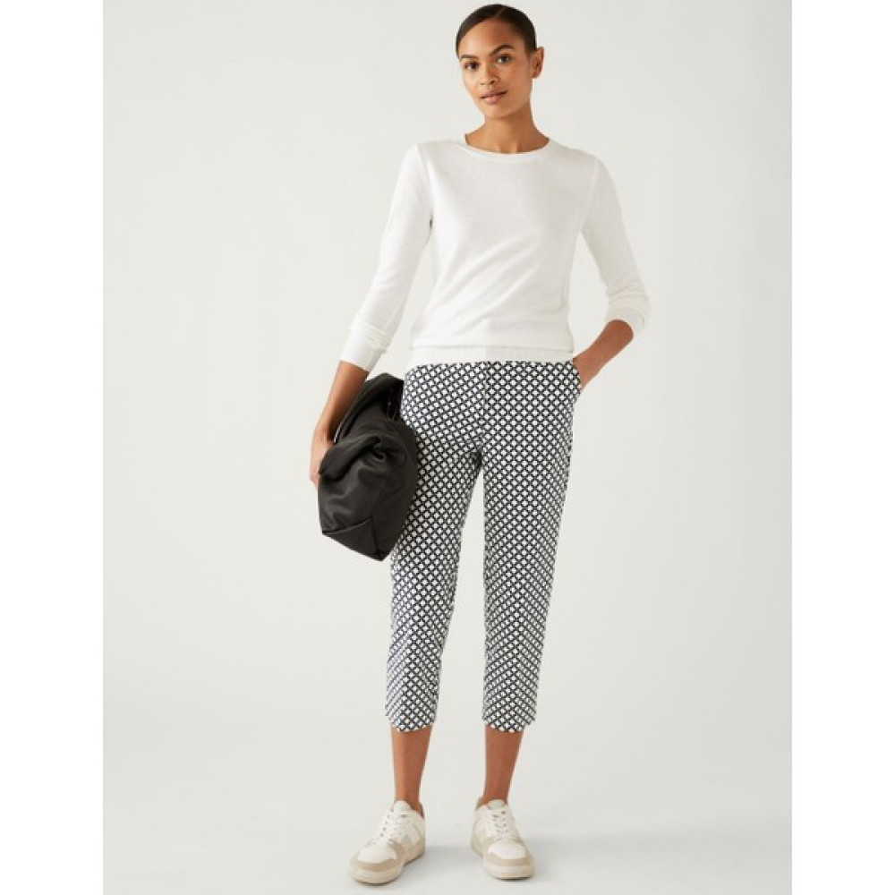 Marks & Spencer Slim Fit Desenli Pantolon Kadın Pantolon Fiyatı