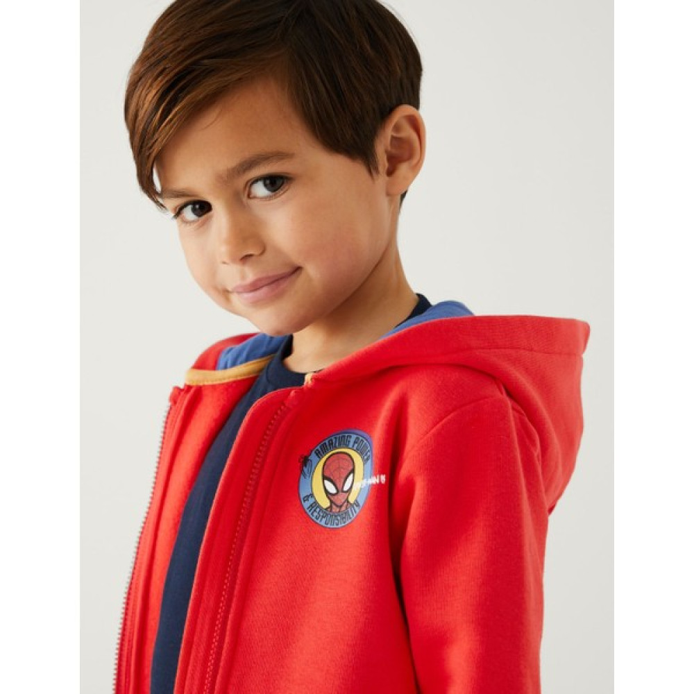 Marks & Spencer Spider-Man™ Fermuarlı Sweatshirt (2-7 Yaş) Erkek Çocuk Sweatshirt Fiyatı