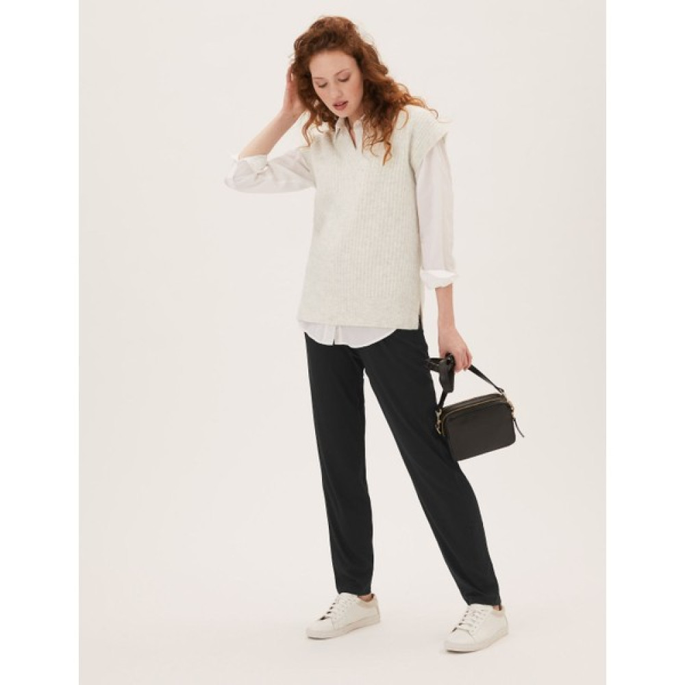 Marks & Spencer Tapered Fit Örme Pantolon Kadın Pantolon Fiyatı