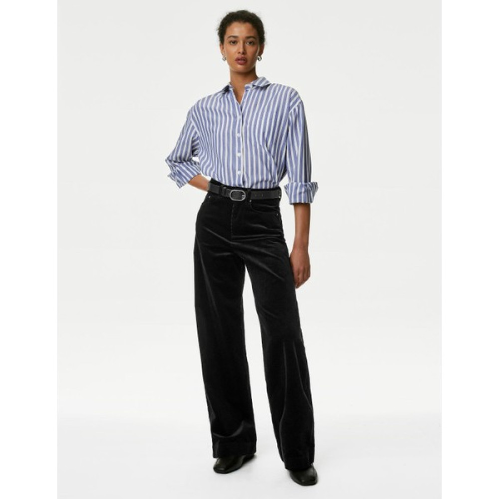 Marks & Spencer Wide Leg Kadife Pantolon Kadın Pantolon Fiyatı