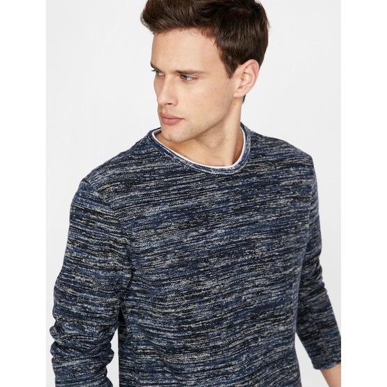 Marks & Spencer Yeşil Desenli Bayan Kazak