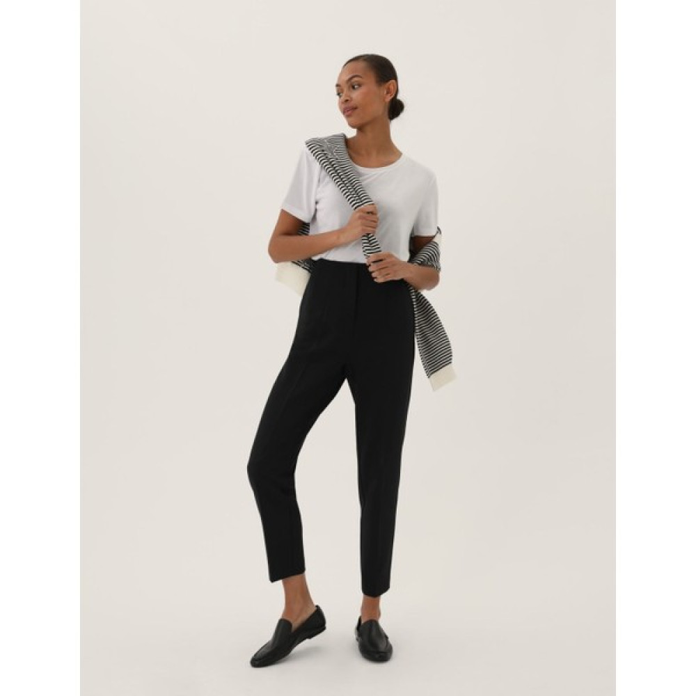 Marks & Spencer Yüksek Bel Tapered Fit Pantolon Kadın Pantolon Fiyatı