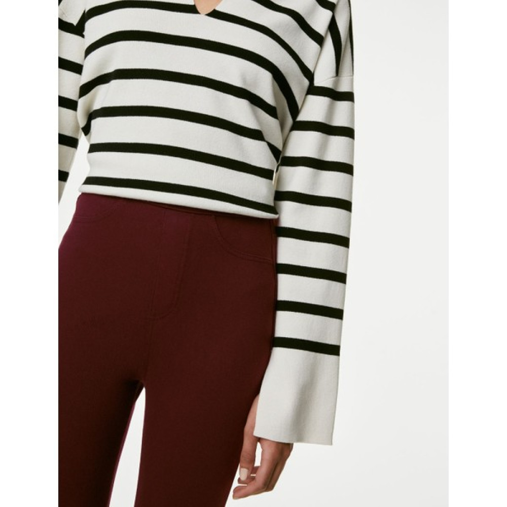 Marks & Spencer Yumuşak Dokulu Yüksek Bel Jegging Pantolon Kadın Pantolon Fiyatı