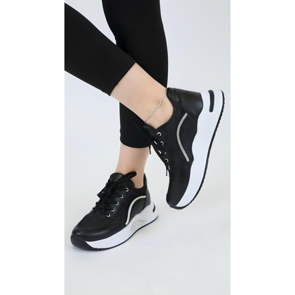 Marla Shoes Kadın Siyah Spor Ayakkabı Erkek Ayakkabıları Fiyatı