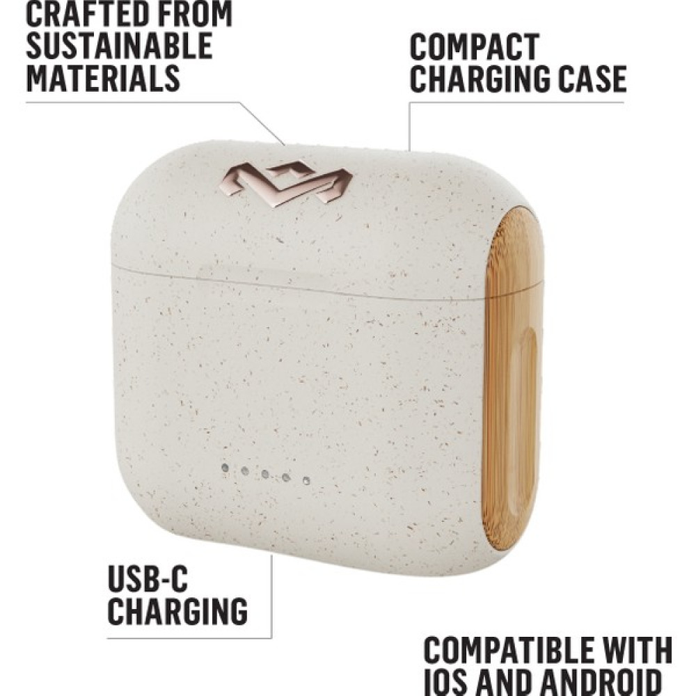 Marley House Of Marley Rebel Ipx5 Sıvı Dayanıklı Tws Bluetooth Kulaklık, EM-JE121 - Beyaz Oto Boyaları Fiyatı