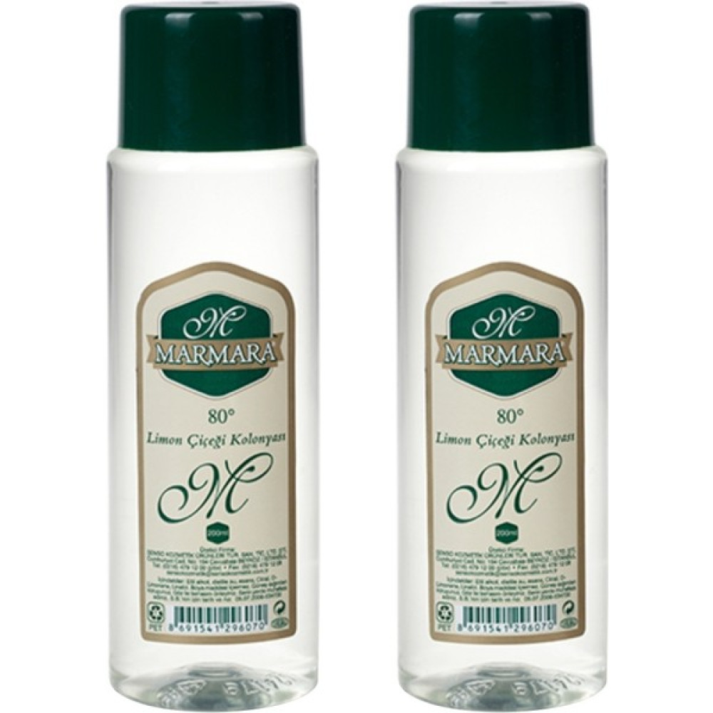 Marmara Limon Çiçeği Kolonyası 80 Derece 2 Adet 200 ml - 400 ml Oto Boyaları Fiyatı