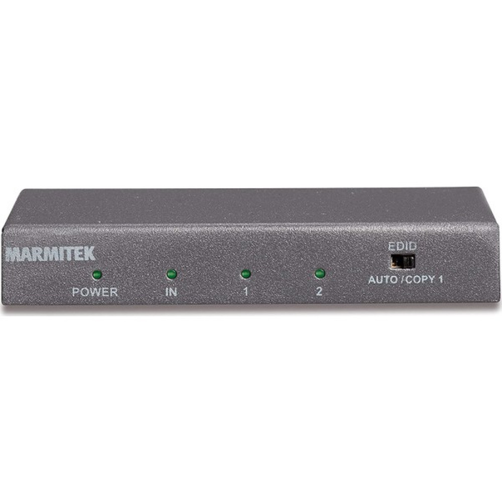 Marmitek Split 612 UHD 2.0 - HDMI Ayırıcı 1 Giriş / 2 Çıkış 3D 4K60 (4: 4: 4) HDCP 2.2 Metal Gövde Bilgisayar Çevirici ve Adaptörü Fiyatı