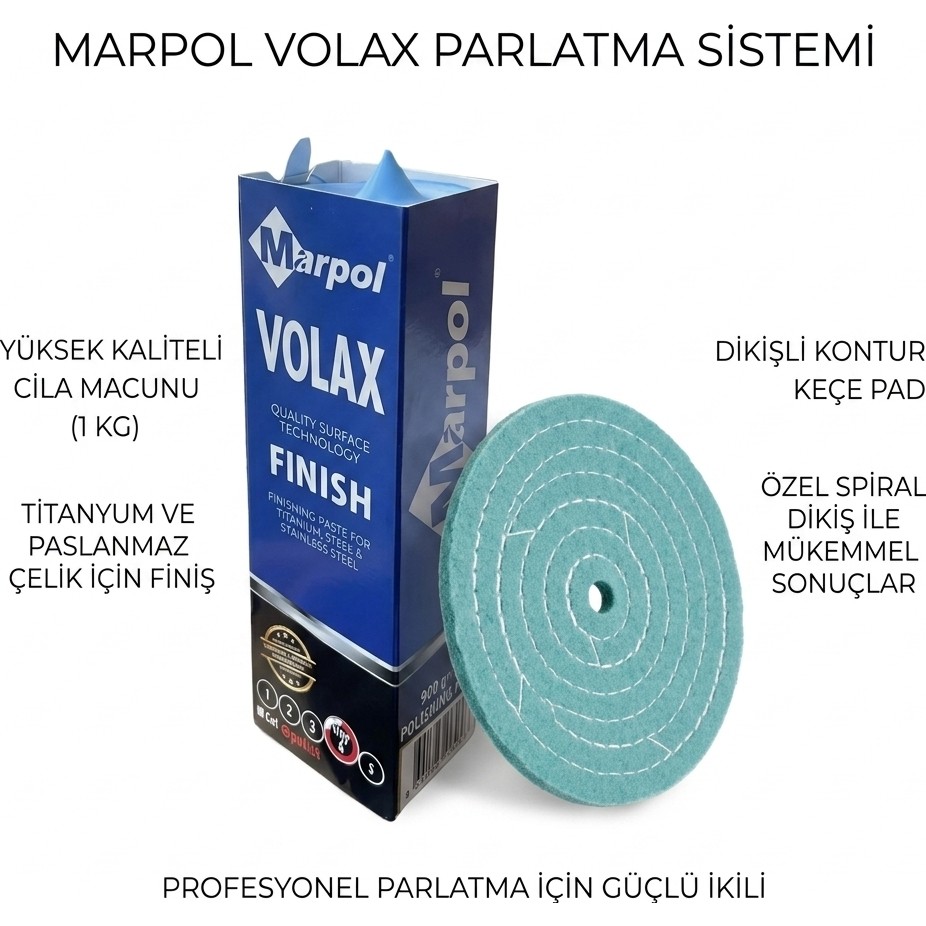 Marpol Volax Mavi Cila ve Polisaj Bezi Seti Diğer Fiyatı
