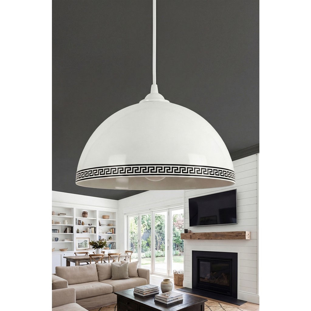 Marrien Luna Luxury Tekli Krem Metal Sarkıt (30 cm) Salon, Mutfak & Cafe için Dekoratif Avize Avize Fiyatı