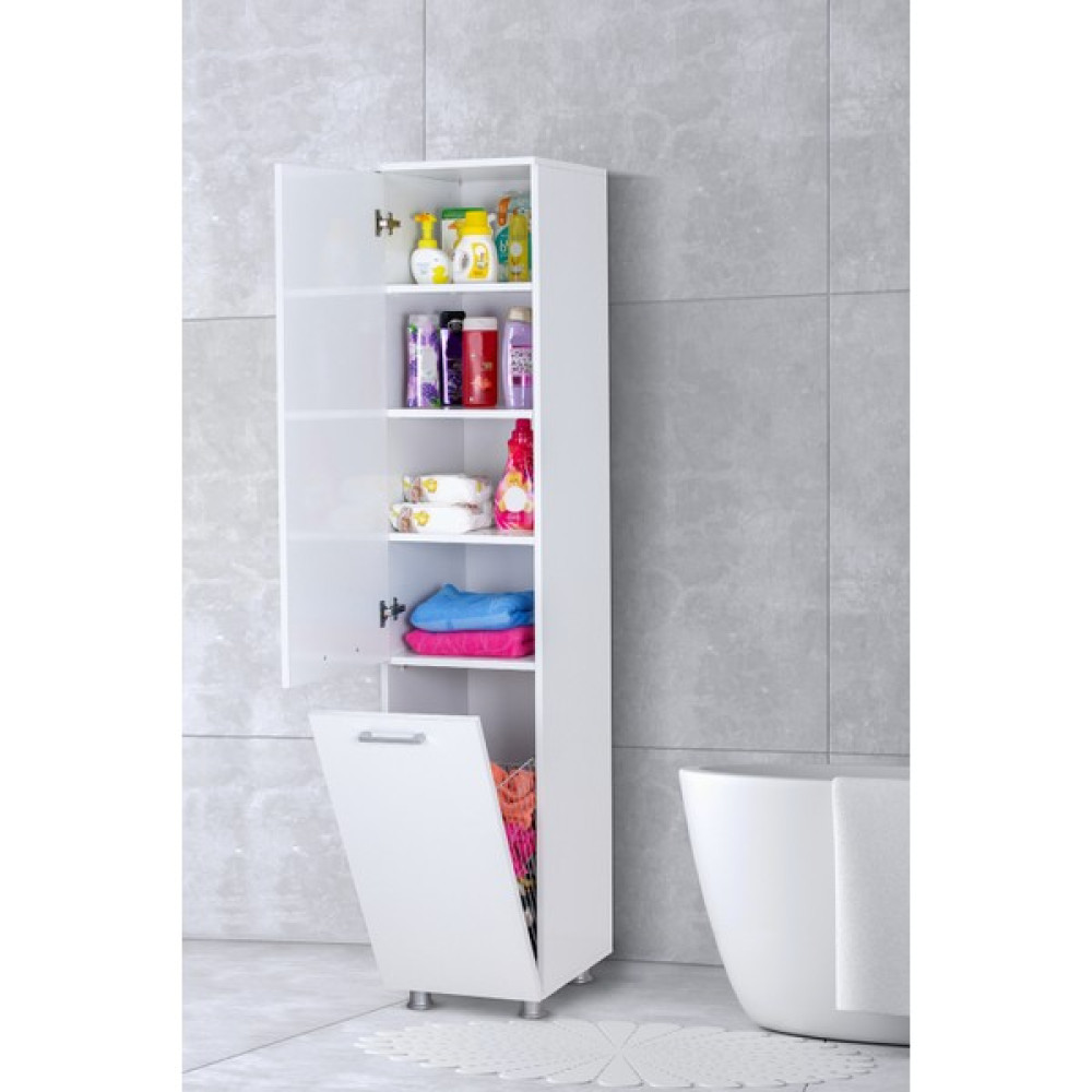 Mars Banyo Karaburun % 100 MDF Çok Amaçlı Banyo Dolabı - Beyaz Banyo Dolabı / Mobilyası Fiyatı