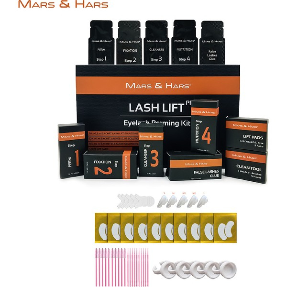 Mars & Hars Lash Lift, Kaş&kirpik Perma Seti, Lifting Seti – Tek Kullanımlık Paketler - Tam Set Takma Kirpik Ürünleri Fiyatı