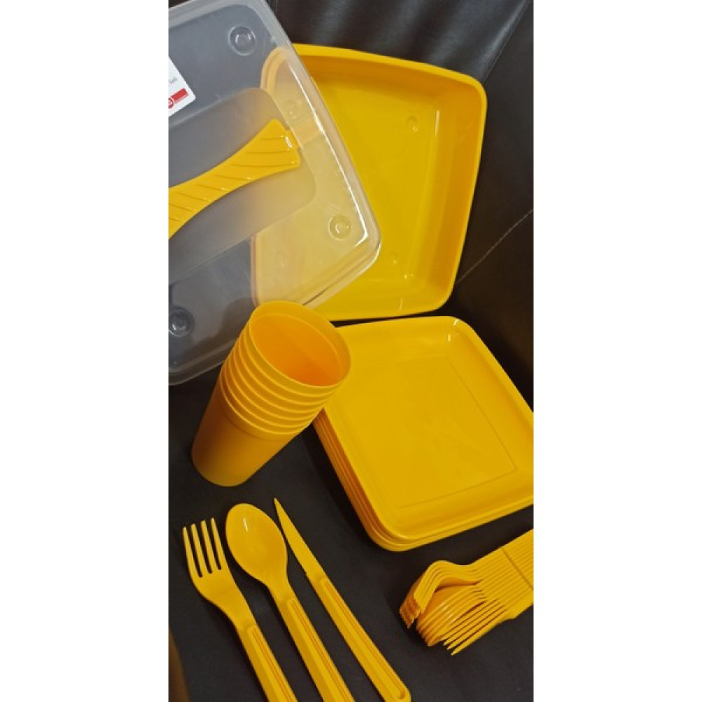 Mars Plastik Piknik Seti 32 Parça Mars Plastik - Portakal Turuncusu Mangal & Barbekü Malzemeleri Fiyatı