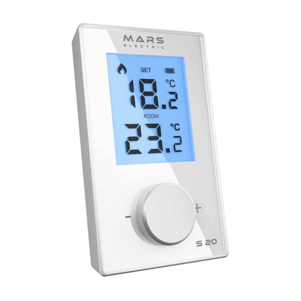 Mars S20 Kablosuz Dijital Oda Termostatı Beyaz Termometre & Higrometre Fiyatı