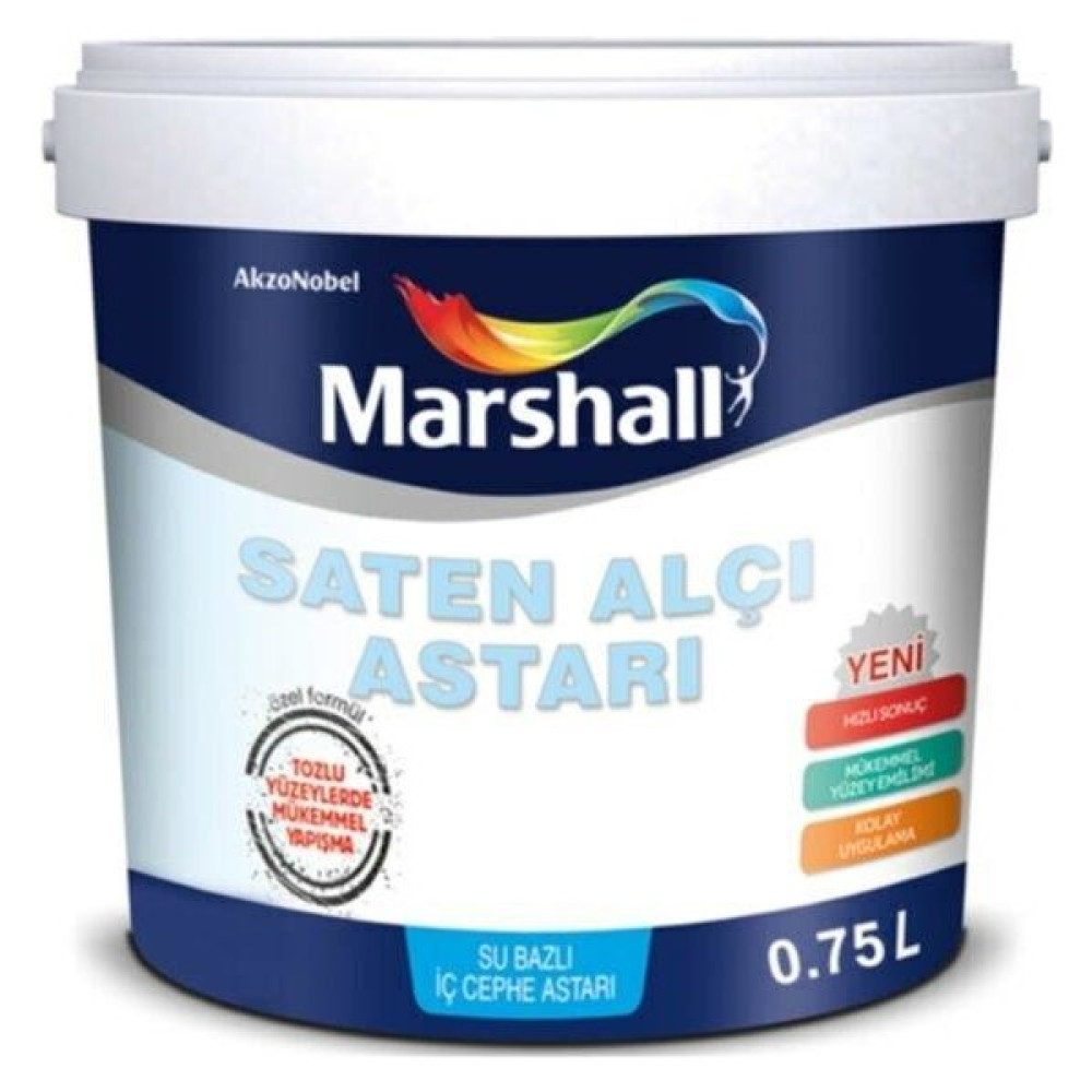 Marshall Mb Saten Alçi Astarı 0,75 Lt İç Cephe Duvar Boyası Fiyatı