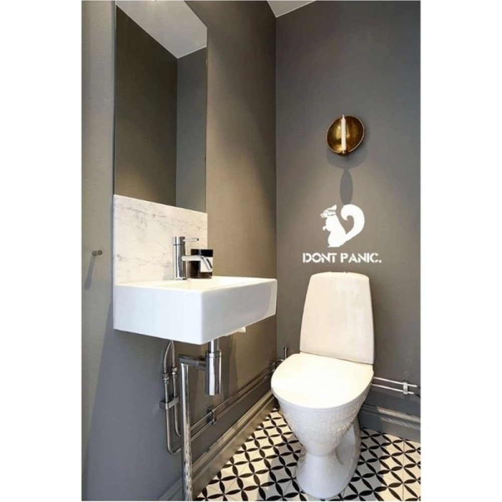 Marsilyan Banyo Sticker-Wc Sticker-Ev Duvar Sticker - Standart - Renkli Diğer Fiyatı