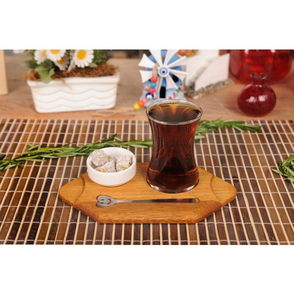 M'art Home Gurme Çay Saati- Keyif Seti - Şeffaf Fincan / Bardak / Kahve Takımı Fiyatı