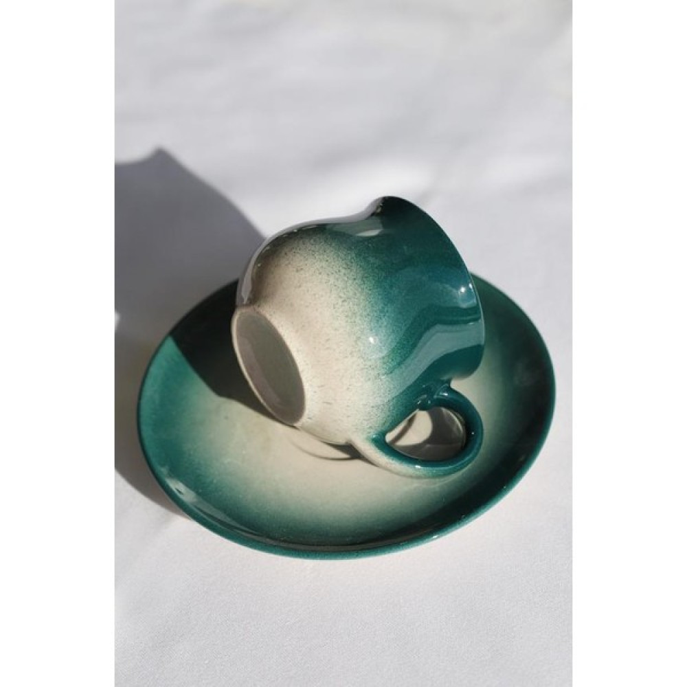 M'art Home Sipahi Zümrüt 2 Lı Kahve Fincan Takımı 150 ml - Açık Yeşil Fincan / Bardak / Kahve Takımı Fiyatı