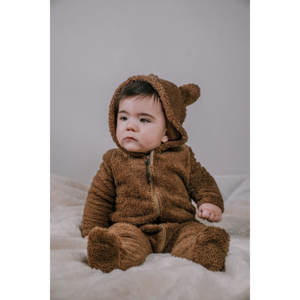 Marte Kids Wellsoft Pelüş Kapüşonlu Fermuarlı Bebek Uyku Tulumu Bebek Tulumu Çocuk Tulumu Çocuk Kostümü Bebek Tulumu Fiyatı