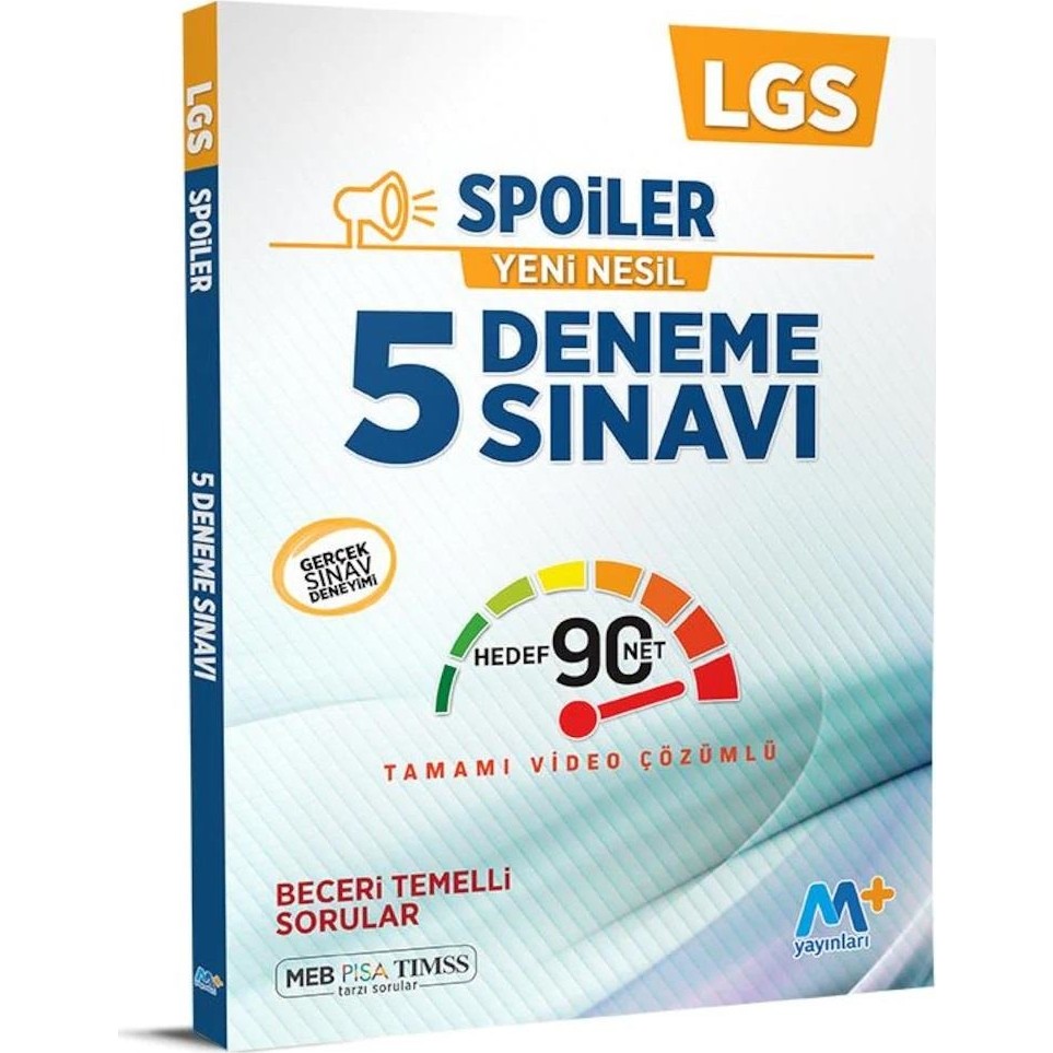 Martı Okul Yayınları 8. Sınıf Lgs Spoiler 5 Deneme Sınavı Tüm Dersler Fiyatı