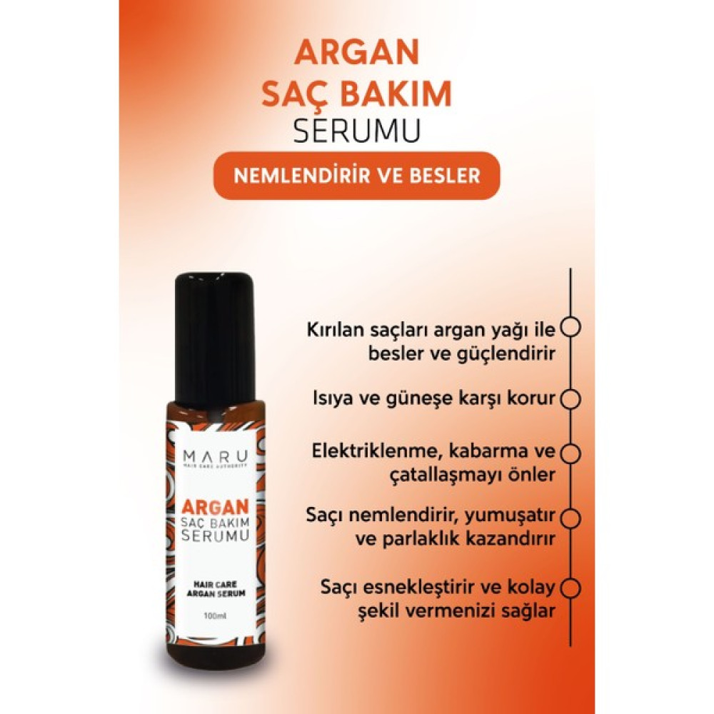 MARU Besleyici Argan Saç Serumu 100 ML - 10 Oto Boyaları Fiyatı