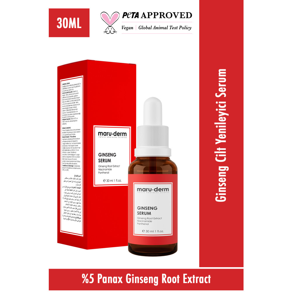 Maru.Derm Ginseng Cilt Yenileyici Serum 30 ml Cilt ve Yüz Bakımı Fiyatı