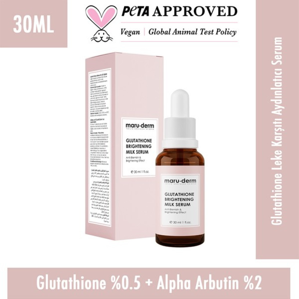 Maruderm Glutatyon Beyazlatıcı & Leke Karşıtı Milk Serum 30 ml Anti-Aging / Yaşlanma Karşıtı Fiyatı