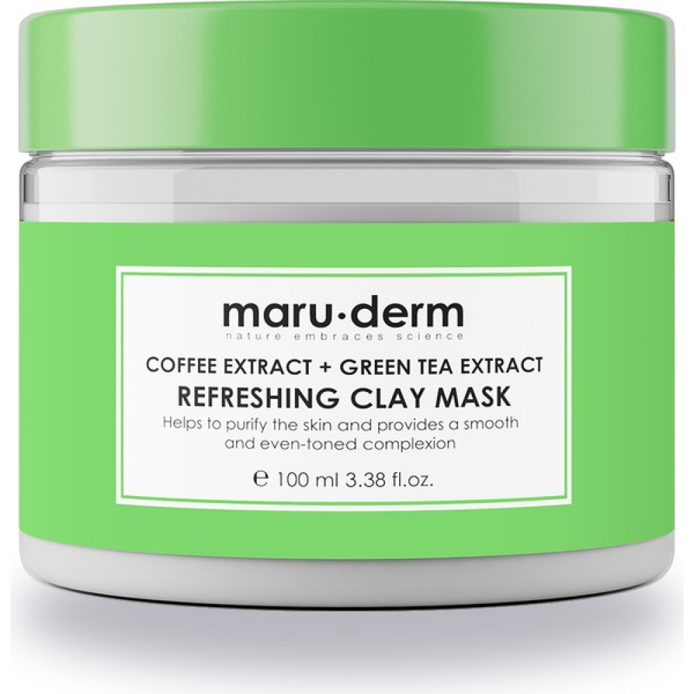 Maru.Derm Kil Maskesi - Kahve Özü + Yeşil Çay Özü Tazeleyici Kil Maskesi 100 ml Maskeler Fiyatı