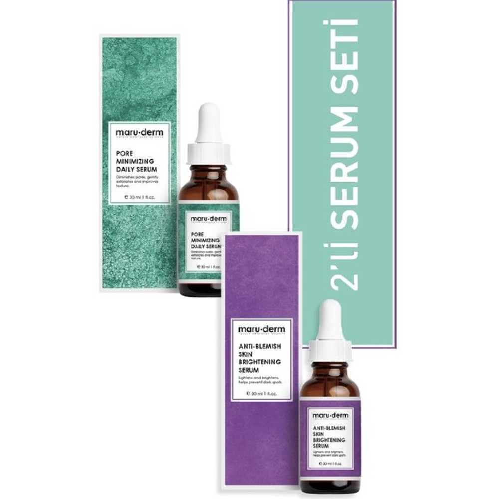 Maru.Derm Maruderm 2li Serum Seti - Leke Serumu & Bha Gözenek Serumu MRD104 Leke Kremi Fiyatı