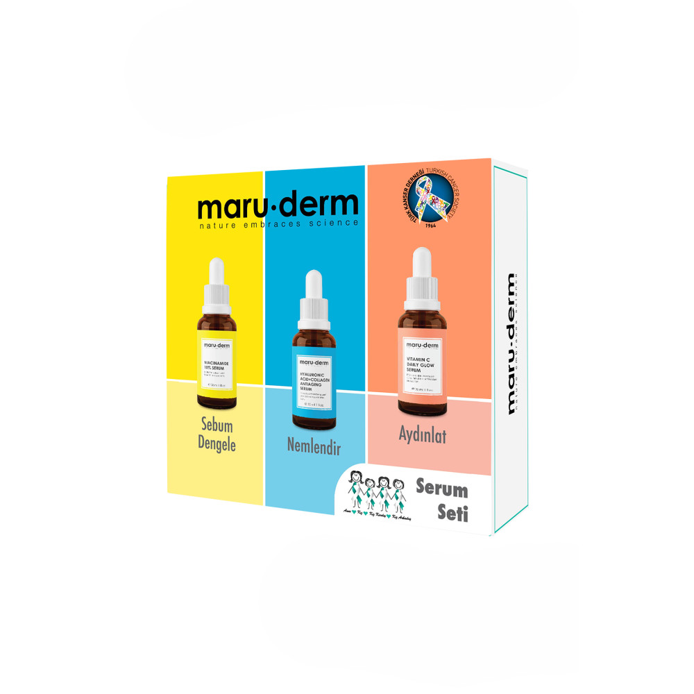 Maru.Derm Maruderm 3lü Cilt Bakım Seti - Tkd Sınırlı Sayıda Cilt Temizleme ve Peeling Fiyatı
