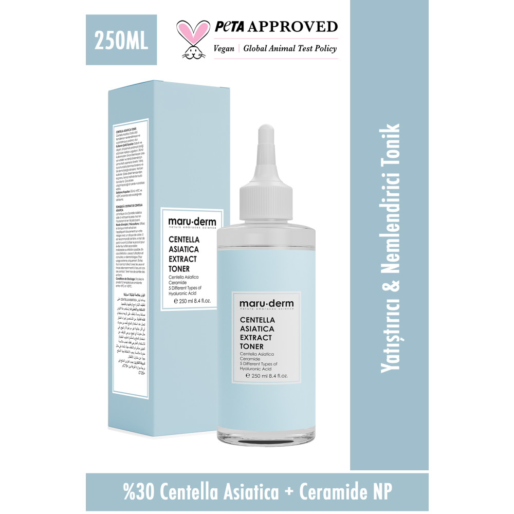 Maru.Derm Maruderm Centella Asiatica Yatıştırıcı & Ceramide Nemlendirici Tonik 250 Ml Cilt ve Yüz Bakımı Fiyatı