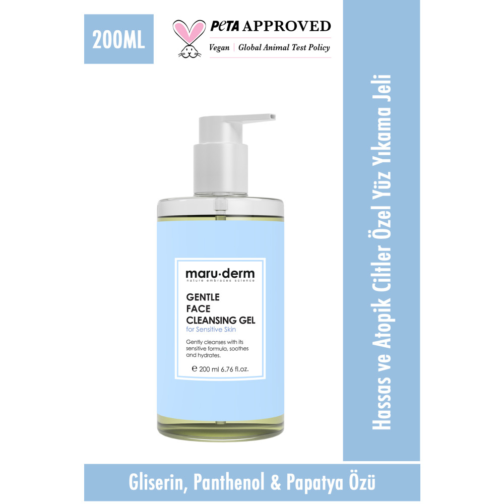 Maru.Derm Maruderm Hassas Ve Atopik Ciltler Için Yüz Temizleme Jeli 200 ml Cilt Temizleme ve Peeling Fiyatı