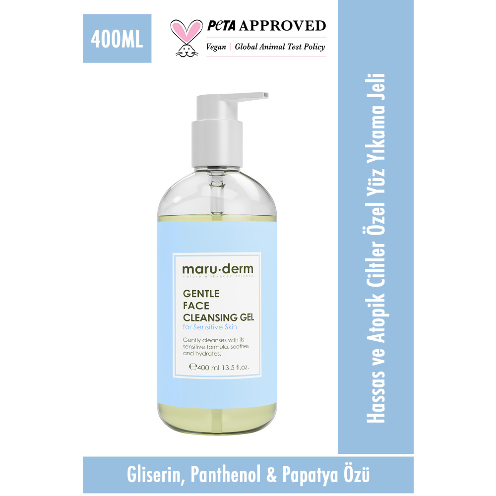 Maru.Derm Maruderm Hassas Ve Atopik Ciltler Için Yüz Temizleme Jeli 400 ml Cilt Temizleme ve Peeling Fiyatı