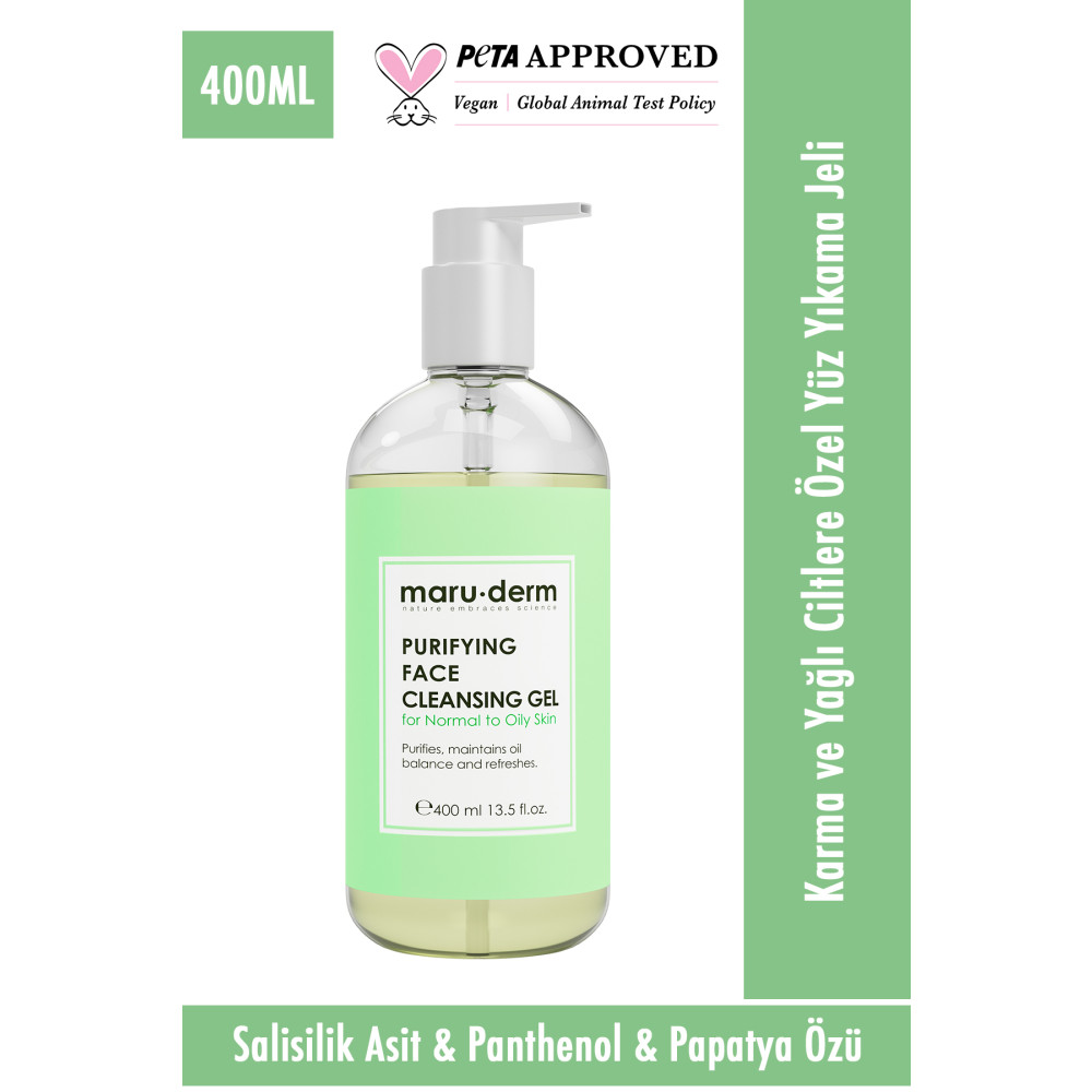 Maru.Derm Maruderm Karma Ve Yağlı Ciltlere Özel Salisilik Asit Yüz Temizleme Jeli 400 ml Cilt Temizleme ve Peeling Fiyatı