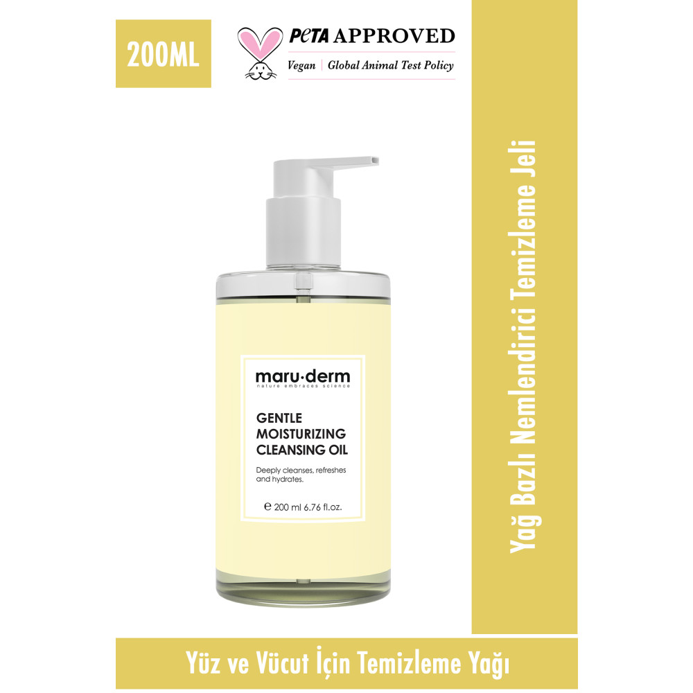 Maru.Derm Maruderm Yağ Bazlı Temizleyici 200 ml - Yüz Ve Vücut Için Temizleme Yağı 200 ml Cilt Temizleme ve Peeling Fiyatı