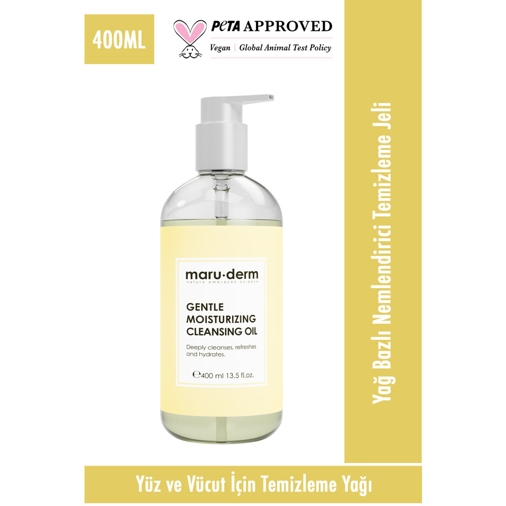 Maru.Derm Maruderm Yağ Bazlı Temizleyici 400 Ml - Yüz Ve Vücut Için Temizleme Yağı Cilt Temizleme ve Peeling Fiyatı