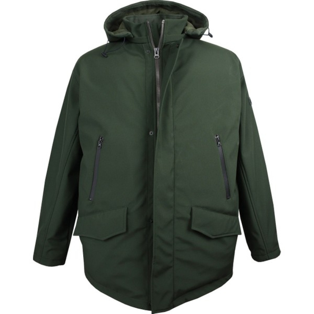 Maruf Shop Erkek Büyük Beden Battal Boy Kalın Kışlık Dolgulu Su Geçirmeyen Softshell Mont Haki Erkek Mont Fiyatı